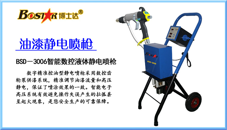 家具表面噴漆處理自動靜電噴槍
